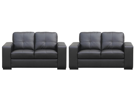 Mr.Rental NZ Packages Two Seater Couch BLK